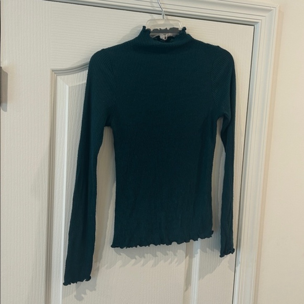 Le Lis Deep Teal Knit Sweater